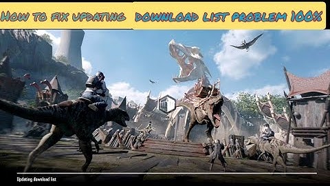 How to Fix updating download list in Pubg/100% solution in 1 minute