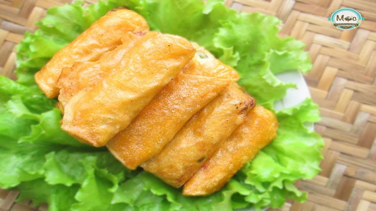 NEM RÁN CHAY- Cách làm NEM RÁN( CHẢ GIÒ) chay giòn ngon| MỘC - YouTube