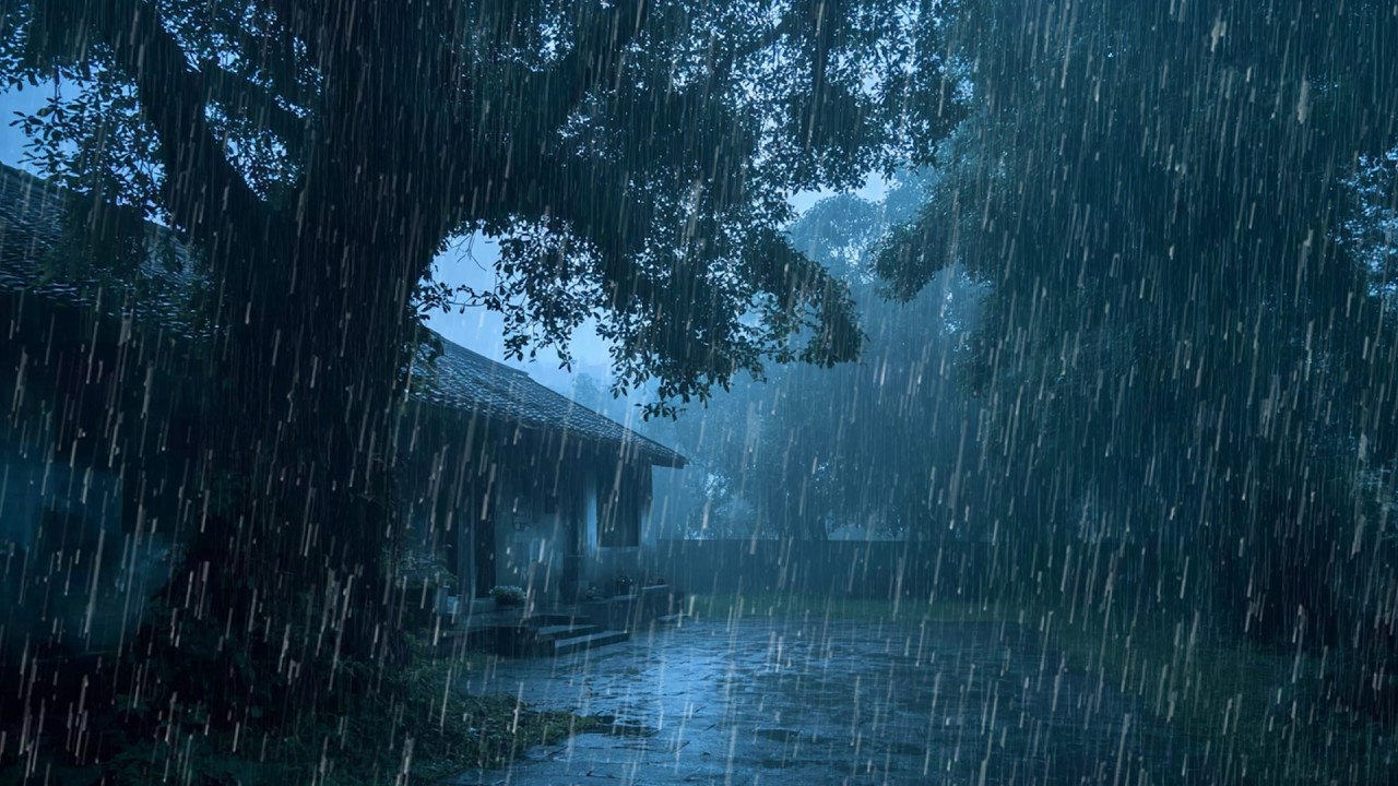 Sonido de Lluvia Para Dormir y Calma la mente 🌧 Ruido de Lluvia Para un ...