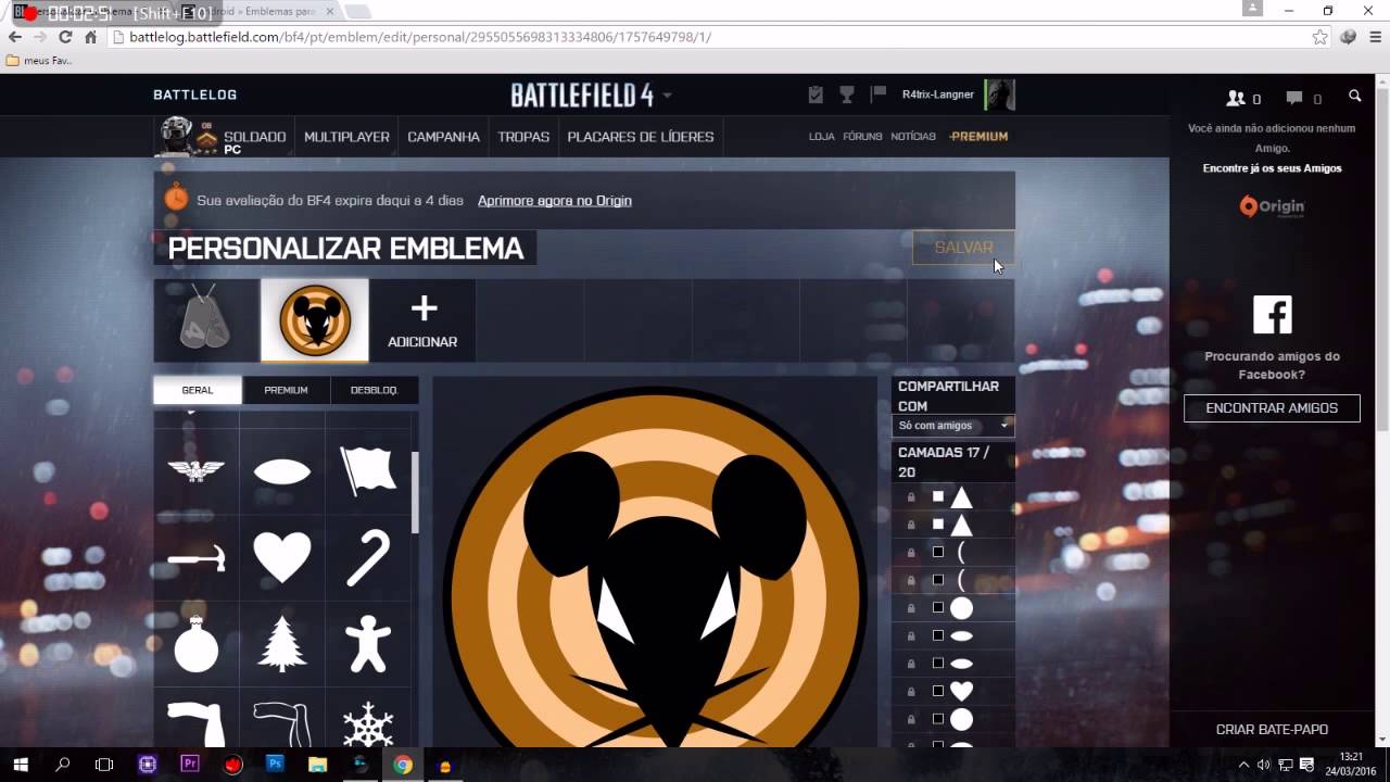 Battlefield 4: como criar emblemas personalizados para seu soldado