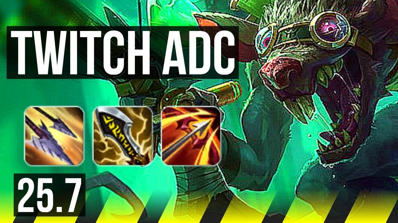 TWITCH & Kayle vs VAYNE & Lulu (ADC) | Legendary, 15/4/6 | EUW Master | 25.7