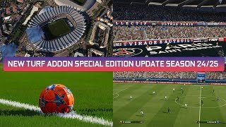 NEW TURF ADDON SPECIAL EDITION UPDATE SEASON 24/25 - PES 2021 & FOOTBALL LIFE