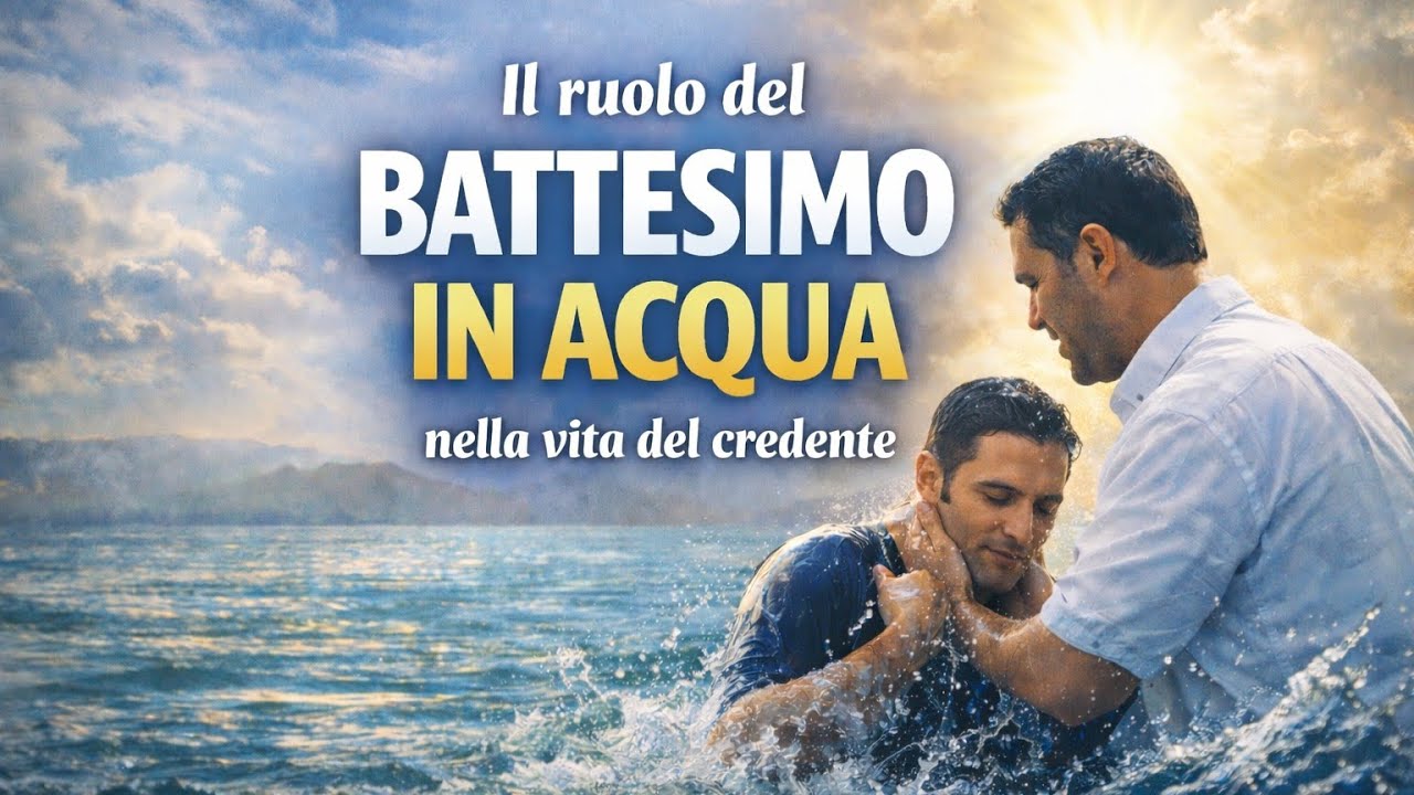Quale è il ruolo del battesimo in acqua nella vita del credente?