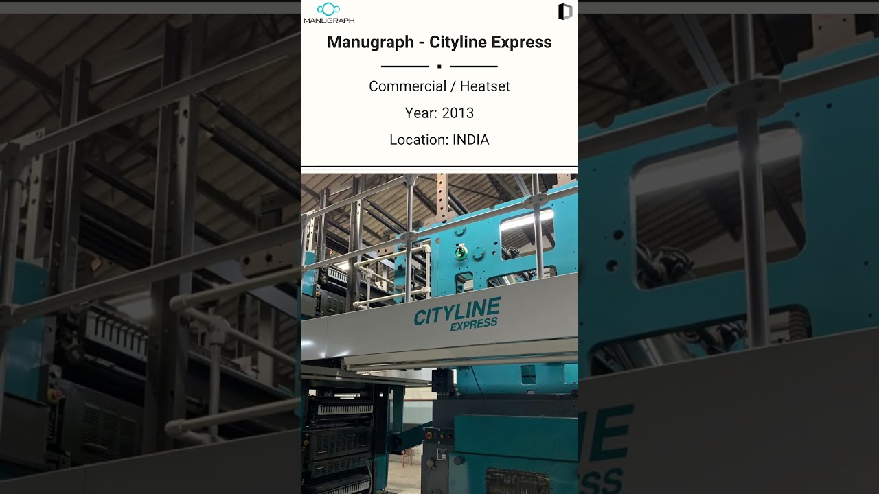 Used Commercial / Heatset Machine | Manugraph - Cityline Express for SALE 