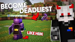 How to Dominate SMP in MCPE | Become DEADLIEST Player like Senpai Spider!!