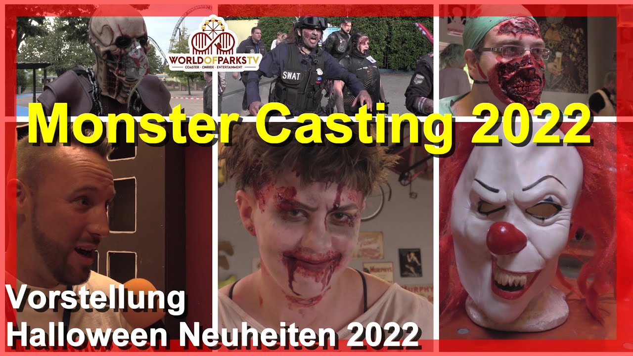 Movie Park Germany und das Halloween Monster Casting 2022 **Reportage** Movie Park Halloween Horror