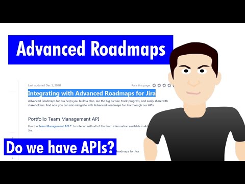 Advanced Roadmaps - Do we have APIs?