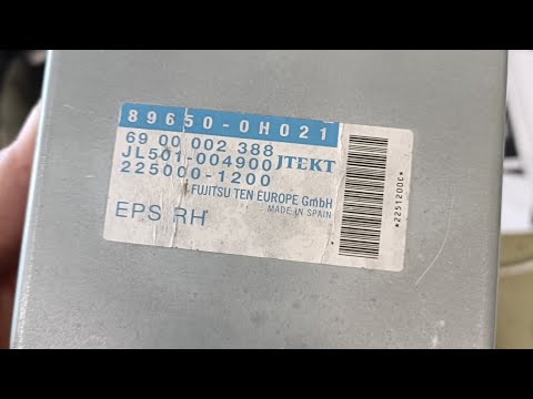 Power Steering Module Removal for Aygo/C1/107 (No need to remove dash)