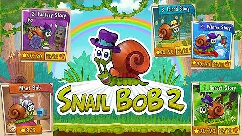 Snail Bob 2 (Mobile Game) All Chapters Full Game Walkthrough (2025)