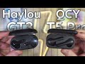 Что купить: Haylou GT3 или QCY T5 Pro? Сравнение беспроводных наушников