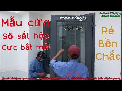 Video Mẫu cửa sổ sắt kính cường lực 10ly kèm cửa đi sắt đẹp... - youtube
