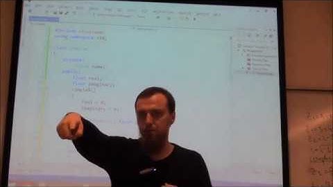CS201 - Intro to Computing - Week 5 [2/3] - CLASSES IN C++