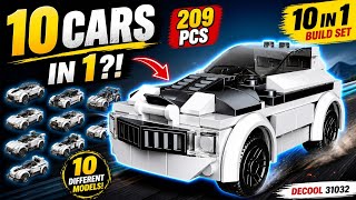 10 Cars in 1 Set?! 😱 Decool 31032 Thunder Racing Build Review #imalidotcom