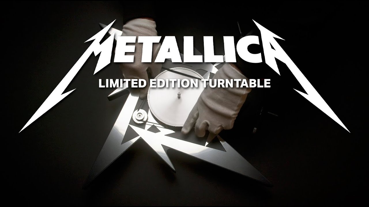 Turntable Pro-ject Metallica Limited Edition (Clamp and dustcover