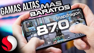 TOP 10 CELULARES con SNAPDRAGON 870  MEJORES ALTA GAMA CALIDAD PRECIO