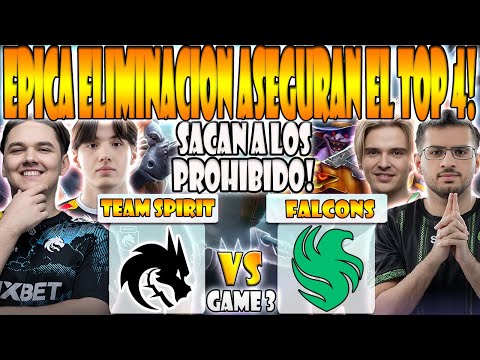 TEAM SPIRIT VS FALCONS BO3[GAME 3]ELIMINACION-YATORO, COLLAPSE VS ATF-FISSURE UNIVERSE:EPISODE 4