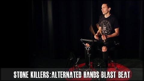 JamesPayneDrums.com - Alternated Hands One Foot Stone Killer drum exercise  preview