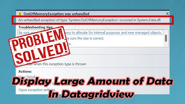 Easily Load Large Data in DataGridView | VB.net Tutorial