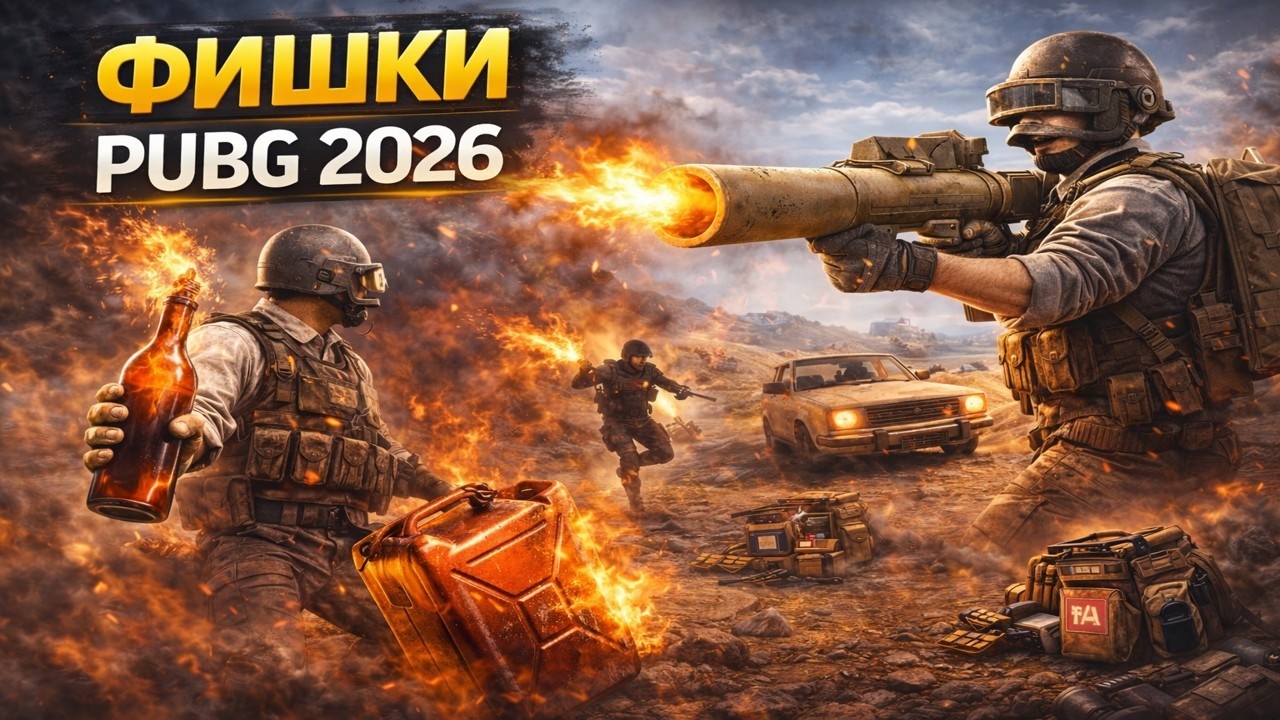 Лучшие и полезные фишки в PUBG в 2026 году.🔥