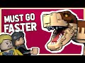 Lego Jurassic Park Trex chase scene. Must go faster!  - Cinema 4D -