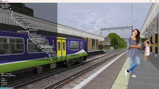 OpenBVE North London Line (Class 321 Testing): Departing Acton Central