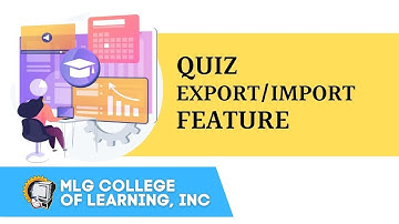 18  Quiz Export and Import