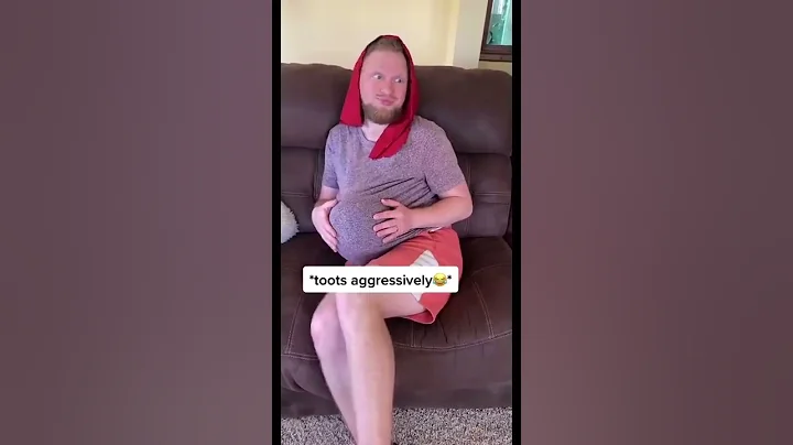 Acting like my pregnant wife #shorts #couple #viral #comedy #funny