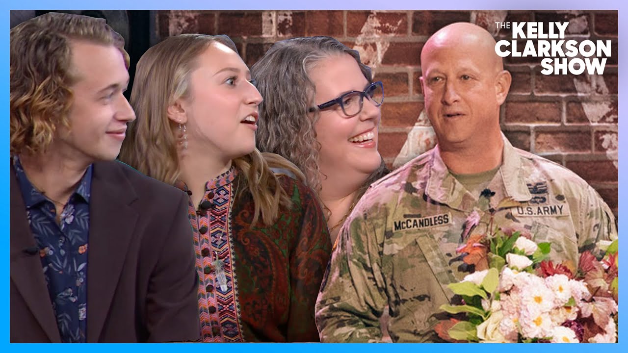 Army Dad's Military Homecoming Surprise On The Kelly Clarkson Show