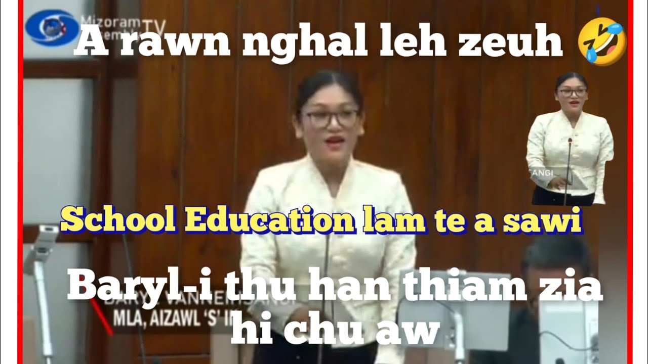 Baryl-i thu han thiam zia hi. A ngaihsanawm hle mai. Assembly Session. March ni 5/Ningani