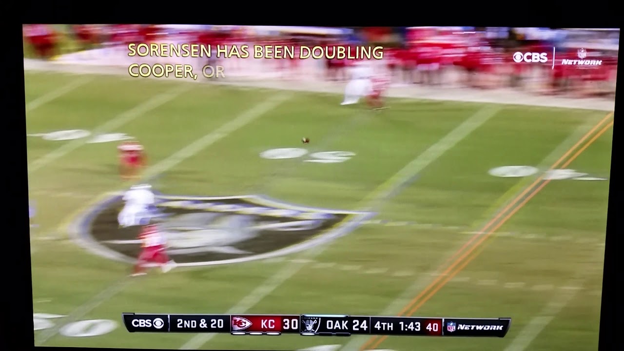 Amari Cooper #89 40yd play Raiders