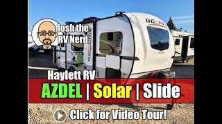 NEW MODEL! 2019 Rockwood 19QB Geo Pro AZDEL Solar Equipped Carpetless Ultralite Mini Travel Trailer