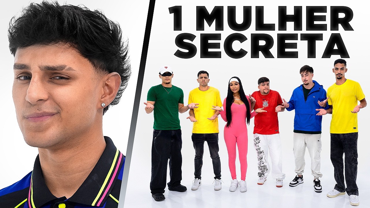 5 HOMENS VS 1 MULHER SECRETA