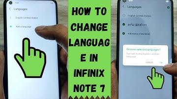 How to Change Language in INFINIX Note 7| Change Language INFINIX Note 7