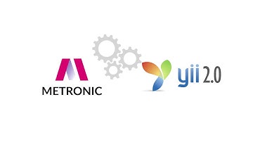 metronic theme and yii2 framework