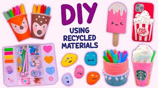 12 DIY CRAFTS USING RECYCLED MATERIALS - EASY and CHEAP