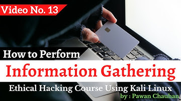 Information Gathering on Kali Linux || How to use Footprinting on Kali Linux || Hacker Pawan Chauhan