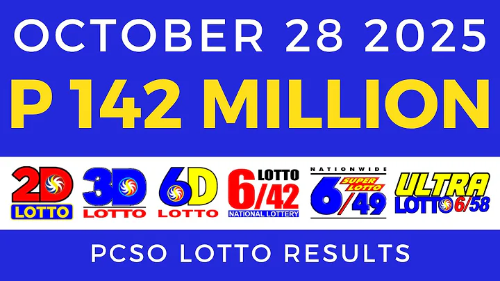 9pm Lotto Result Today October 28 2025 PCSO