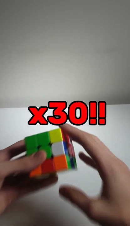 ILLEGAL RUBIK'S CUBE ALGORITHM??