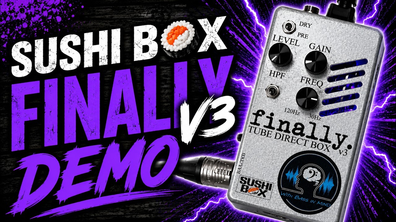 Sushi Box FX Finally v3 Preamp/DI Demo (NO TALKING) - YouTube