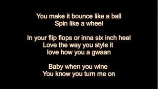 Konshens - Bounce Like a Ball (lyrics on screen)