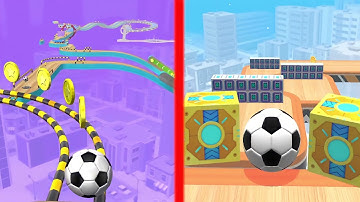 Sky Rolling Ball vs Going Ball - Gameplay- Walk-through ( Android & IOS GamePlays )