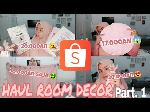 Shopee Haul Room Decor Hiasan Dekorasi  Kamar  Harga 