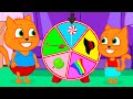 Cats Family in English - Lollipop Wishing Machine Cartoon for Kids