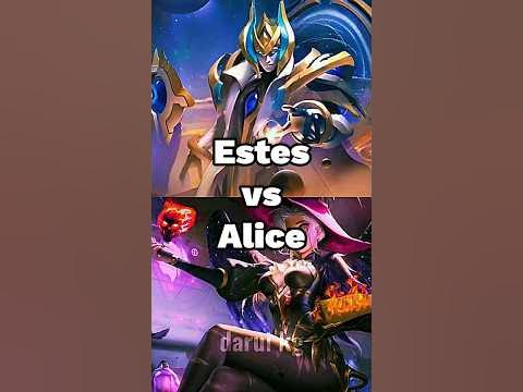Estes vs Alice (in history)// Mlbb #viral #youtubeshort #mlbb #