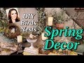 Spring Decor and DIY Pedestal Birds' Nests!