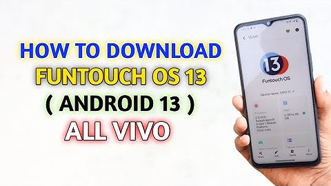 How To Download Funtouch OS 13 & Android 13 Update - All VIVO Device