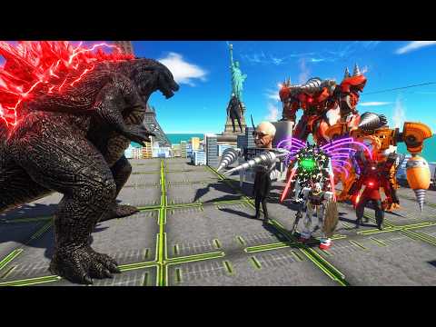 Can 300m GODZILLA EARTH Survive ALL TITANS & Skibidi Toilets? (ARBS)