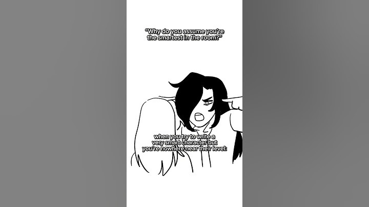 my OC is way too smart #short