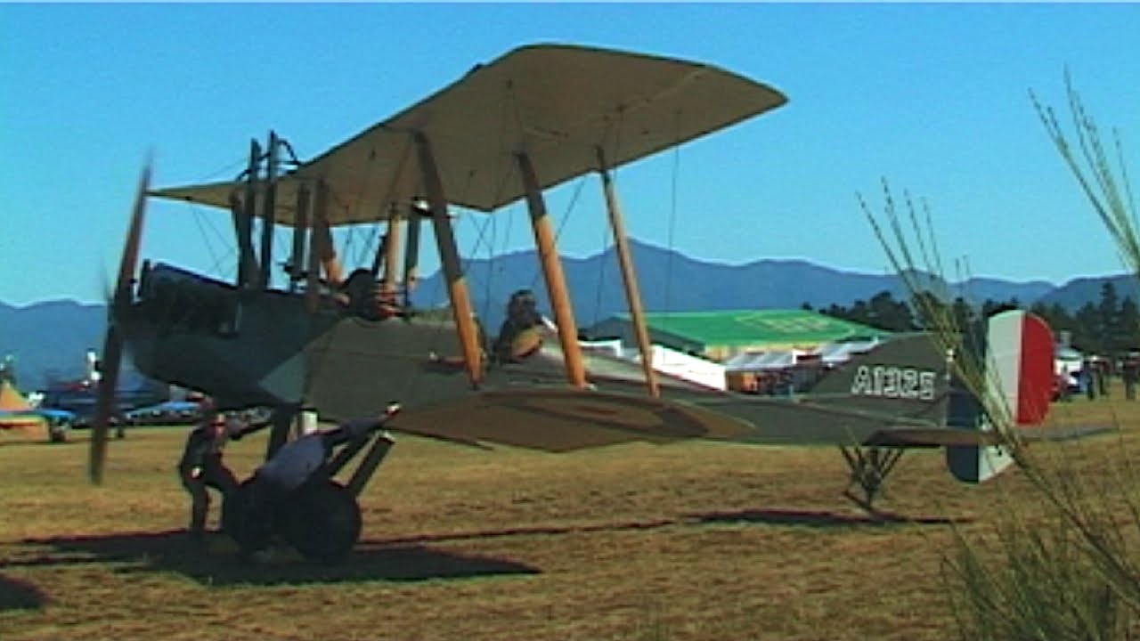 Royal Aircraft Factory 1912 B.E.2 First Flight From New Base New Zealand  2016 