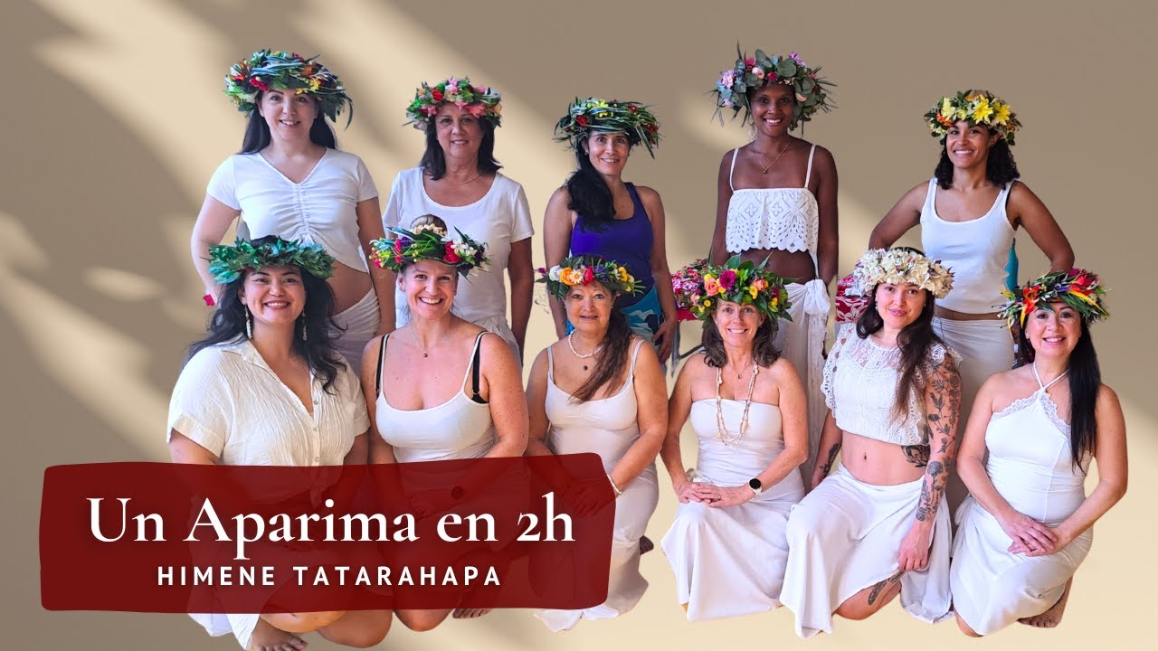 'Ori Tahiti - Créer ensemble et filmer un aparima en 2h - Himene Tatarahapa Workshop avec Mareva